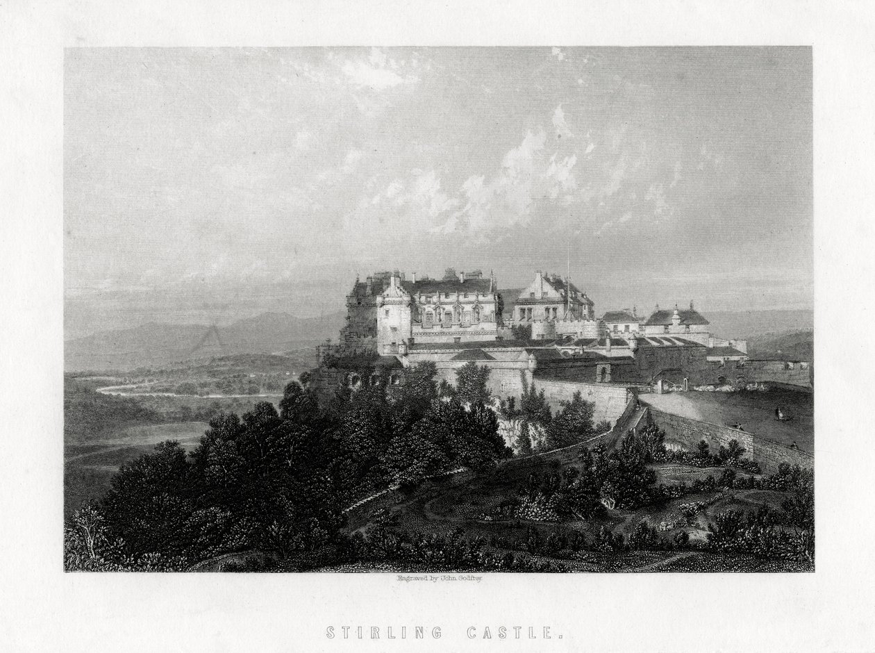 Stirling Kalesi, İskoçya, 1883. by John Godfrey