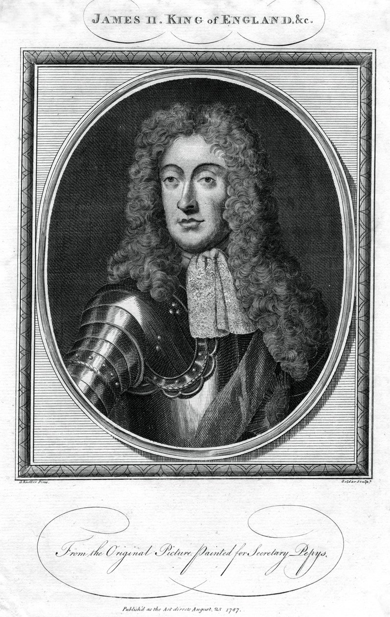 İngiltere Kralı II. James, 1787. by John Goldar