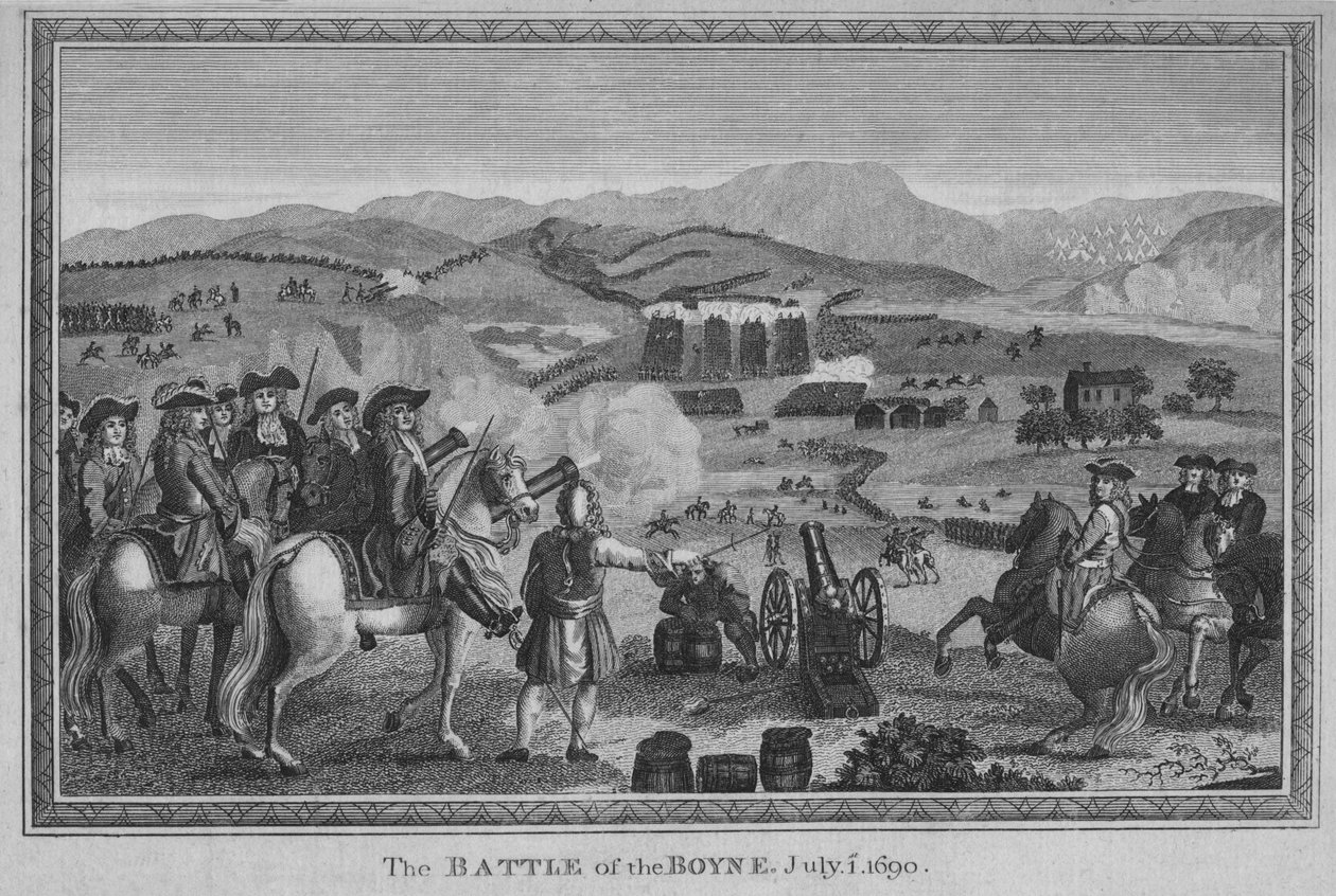 Boyne Savaşı. 1 Temmuz 1690, 1785. by John Goldar