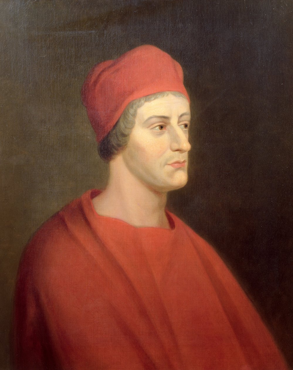 ವಿಲಿಯಂ ಷೇಕ್ಸ್‌ಪಿಯರ್‌ನ ಹೆನ್ರಿ VIII, 1662 ಟರ್ಕ್‌ನಿಂದ ವೋಲ್ಸಿಯಾಗಿ ನಟ ಹೆನ್ರಿ ಹ್ಯಾರಿಸ್‌ನ ಭಾವಚಿತ್ರ by John Greenhill