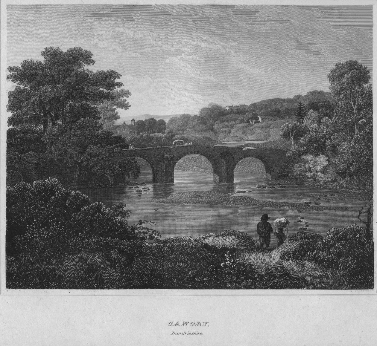 Canonbie, Dumfriesshire, 1814 by John Greig