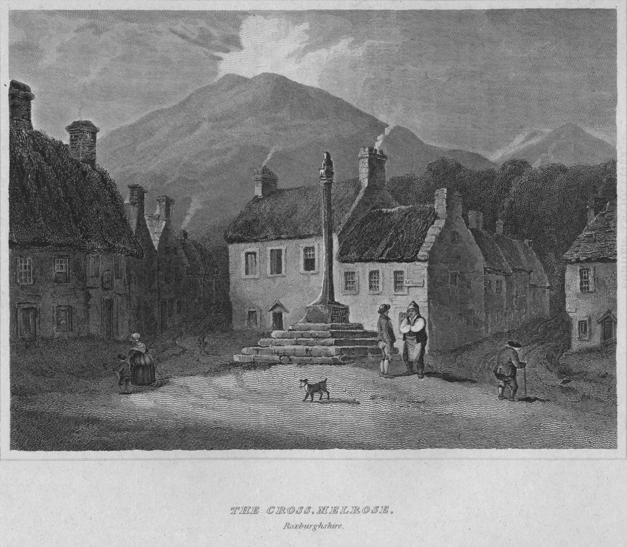 Haç, Melrose, Roxburghshire, 1814 by John Greig