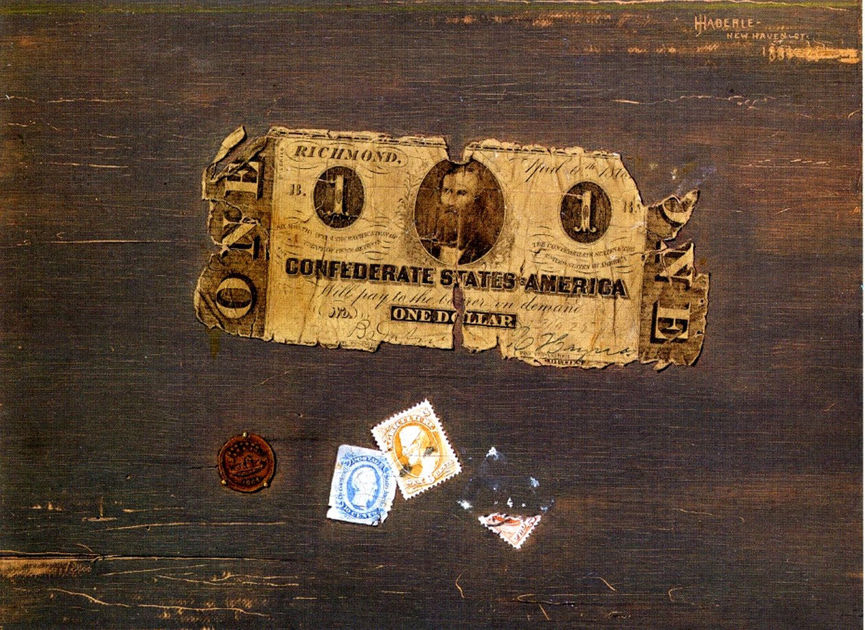 Bir Konfederasyon Notu, 1886-87 by John Haberle