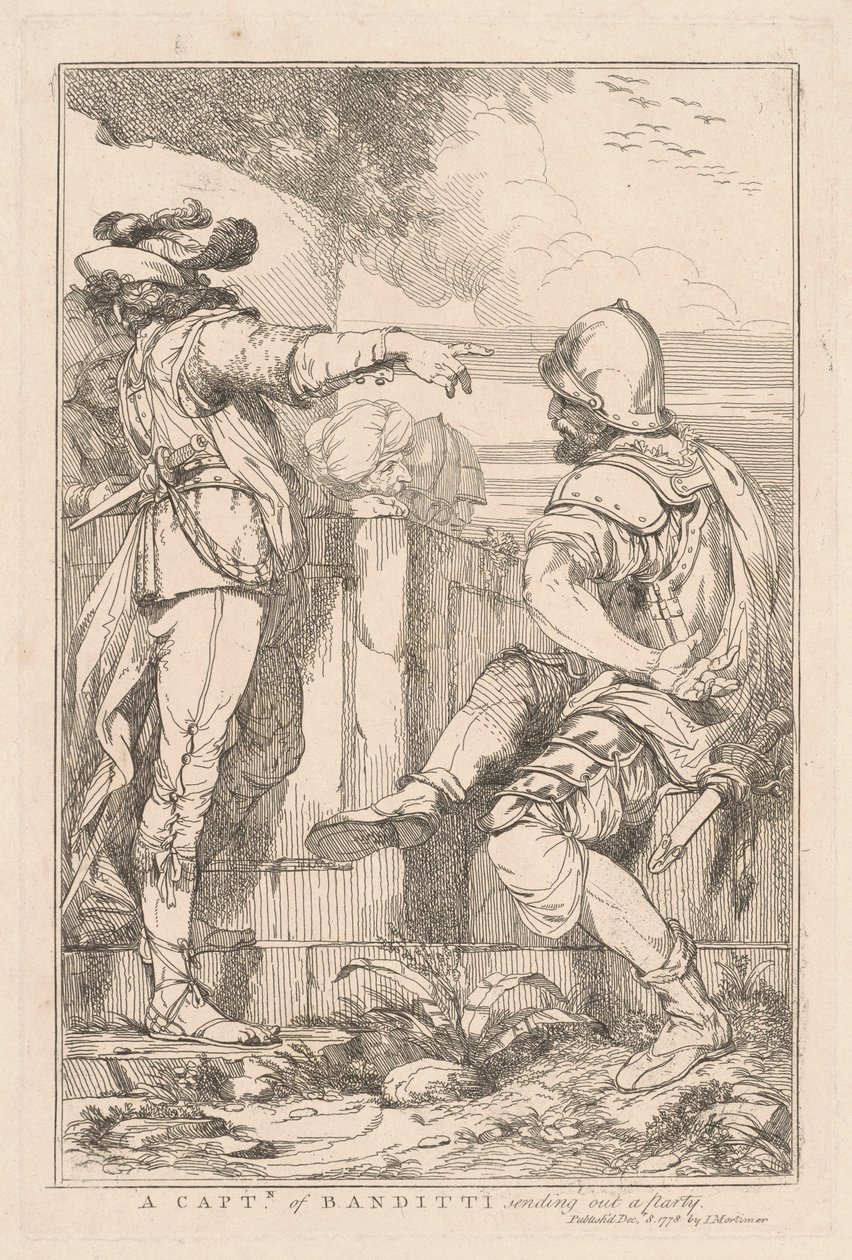 Bir Banditti Kaptanı by John Hamilton Mortimer