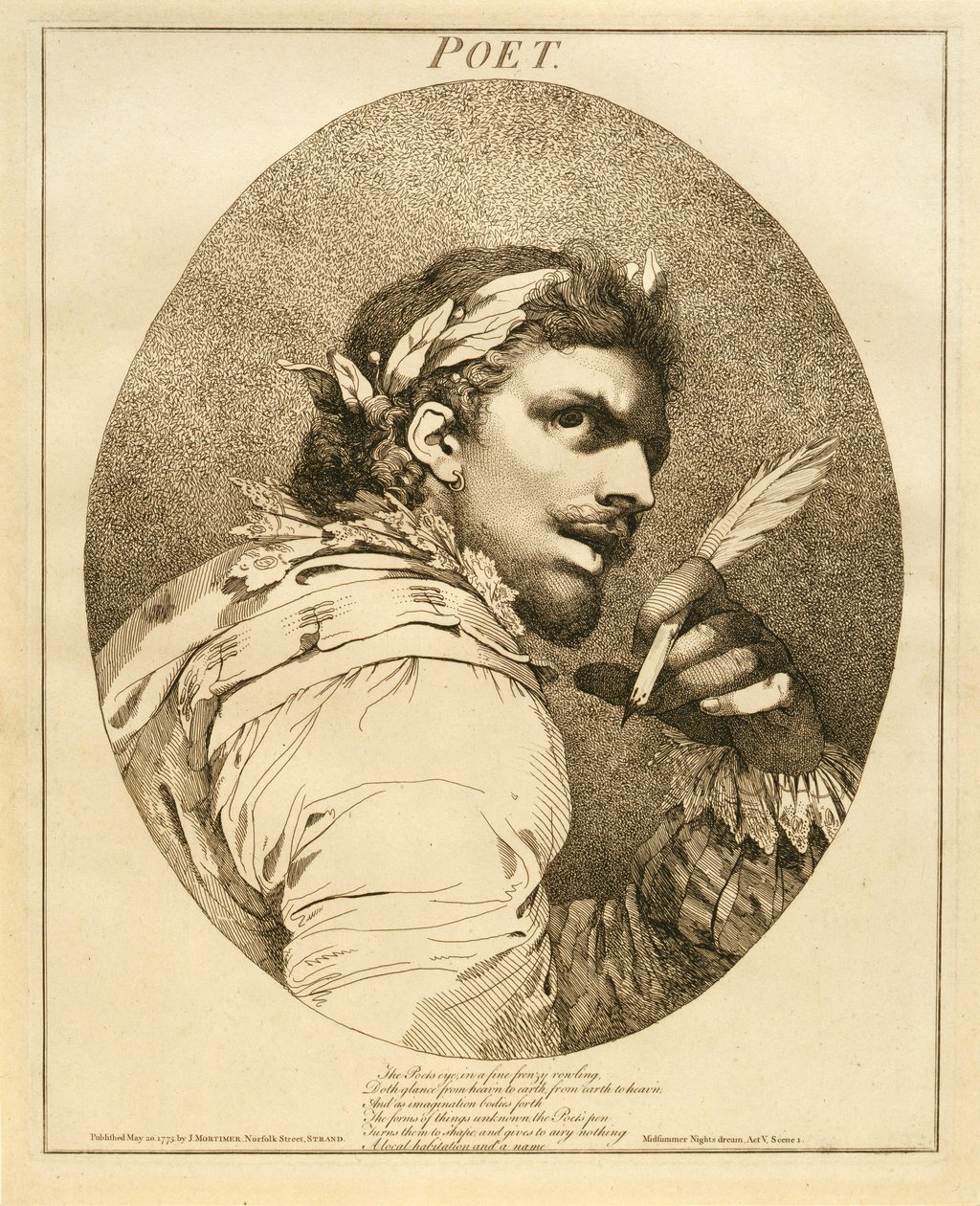 Şair, Bir Yaz Gecesi Rüyasından, Perde V, Sahne I, 1775 by John Hamilton Mortimer