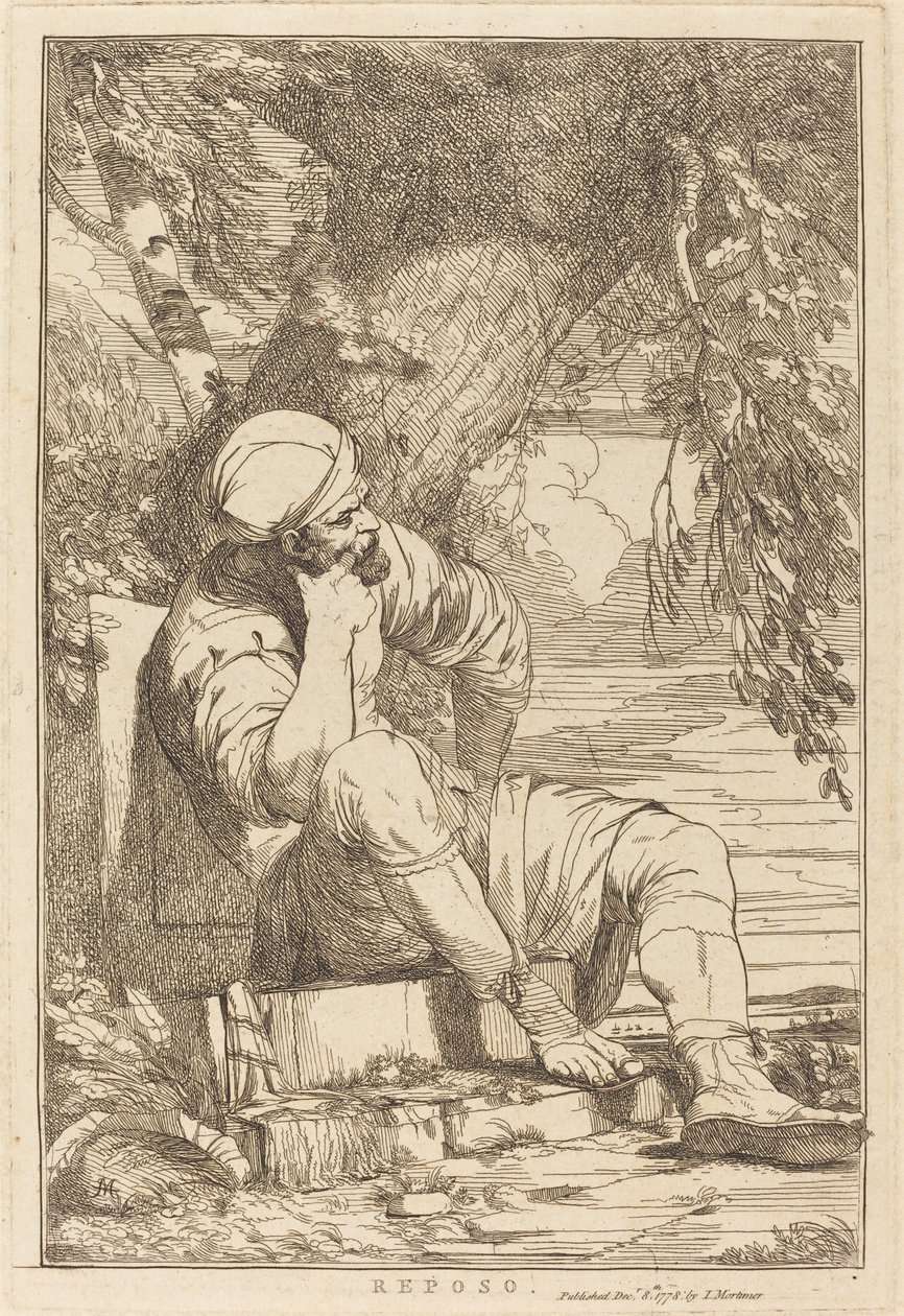 dinlenmek by John Hamilton Mortimer