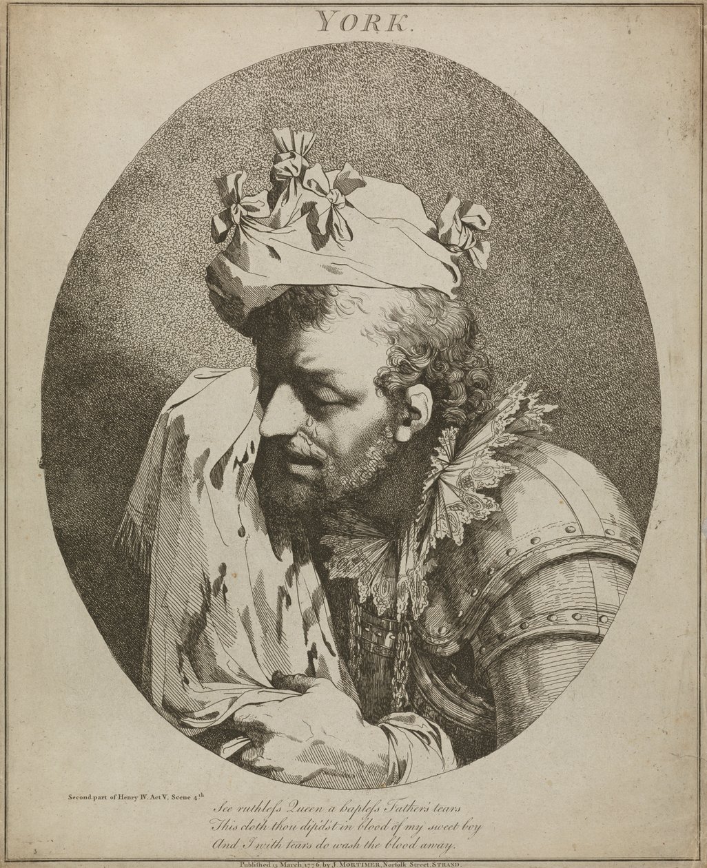 York, "Henry IV", Bölüm II, Perde V, Sahne IV by John Hamilton Mortimer