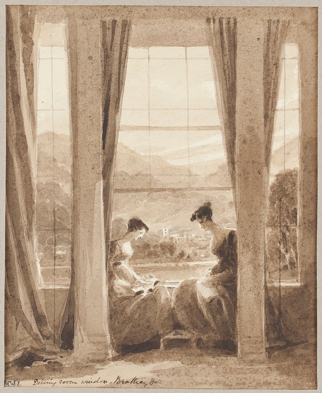 Çizim Odası Pencereleri, Brathay Salonu by John Harden