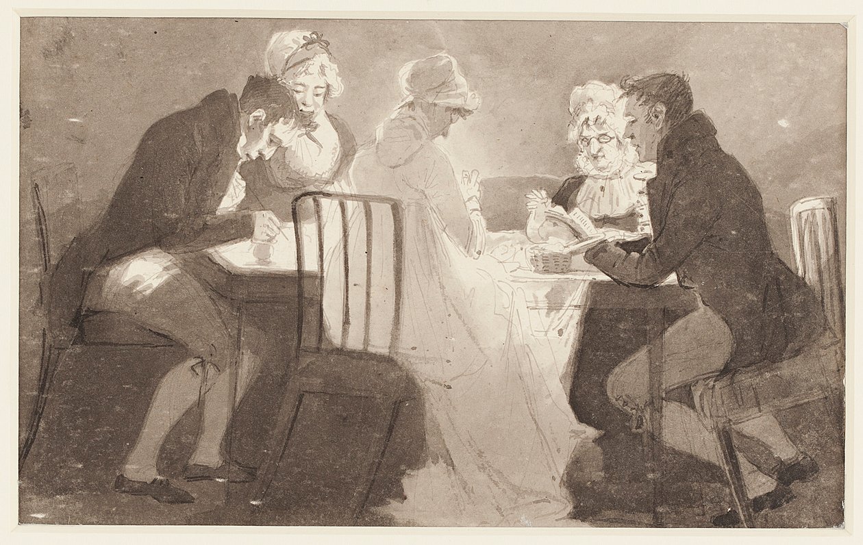 Masada grup, 1806 (kağıt üzerinde wc) by John Harden