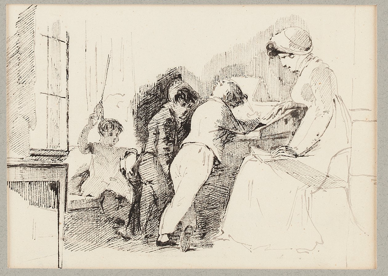 Jessy, Robert, Joseph ve Sophie, 1818 by John Harden