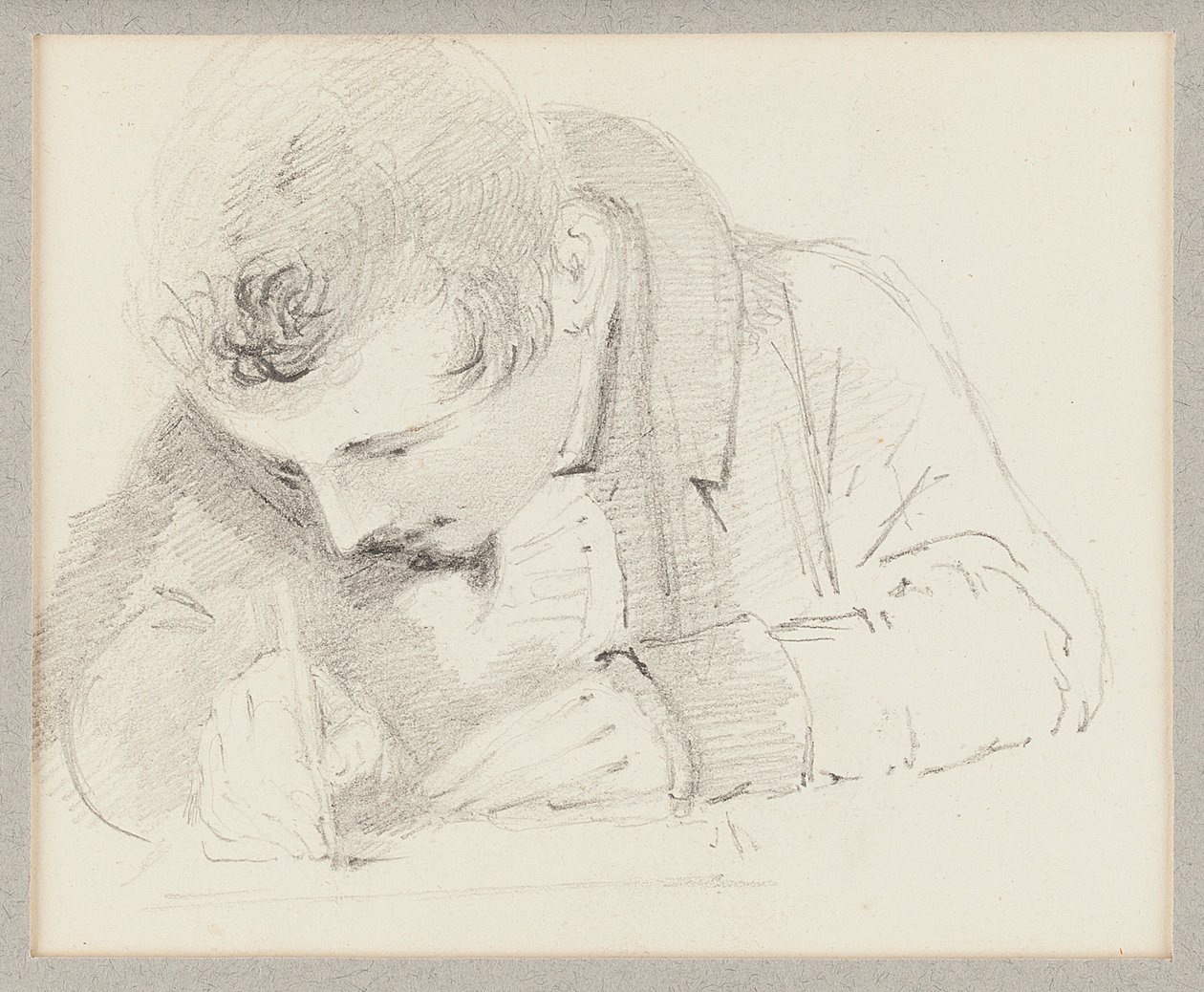 Adam yazma, 1825 by John Harden