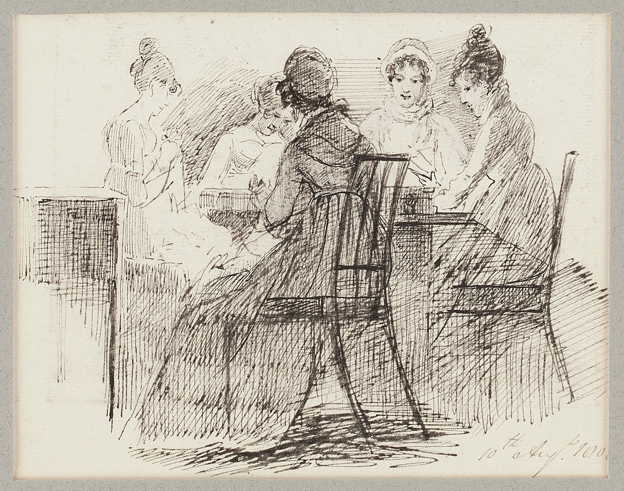 Oturan grup, 1808 by John Harden