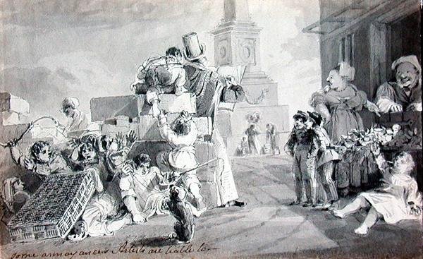 Bazı Can Sıkıntıları Sanatçılar Sorumludur (kalem ve mürekkep ve kağıt üzerinde yıkama) by John Harden