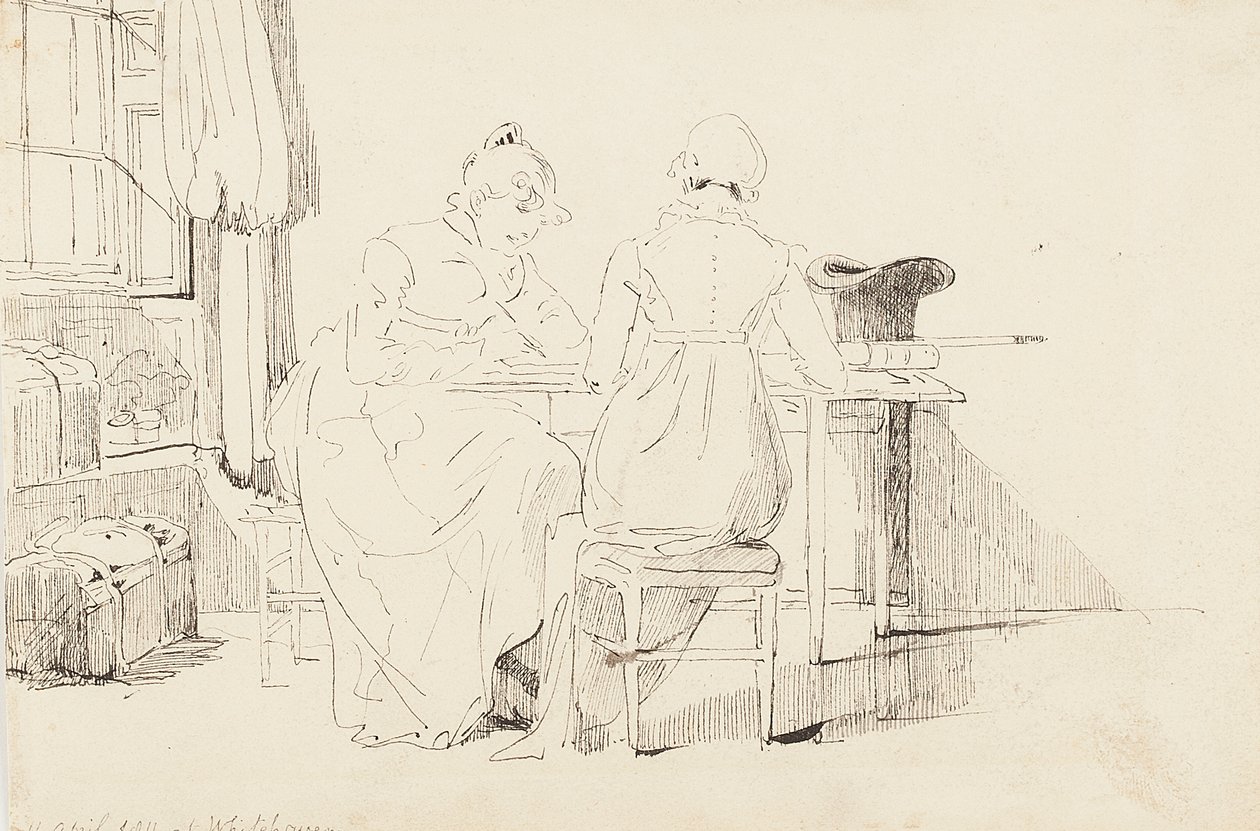 Whitehaven'da Beklerken, 1811 by John Harden