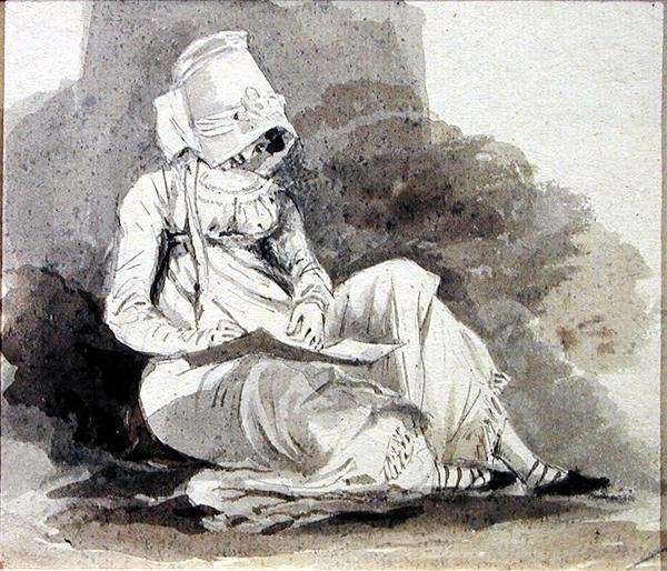 Yazmak (kağıt üzerine mürekkep) by John Harden