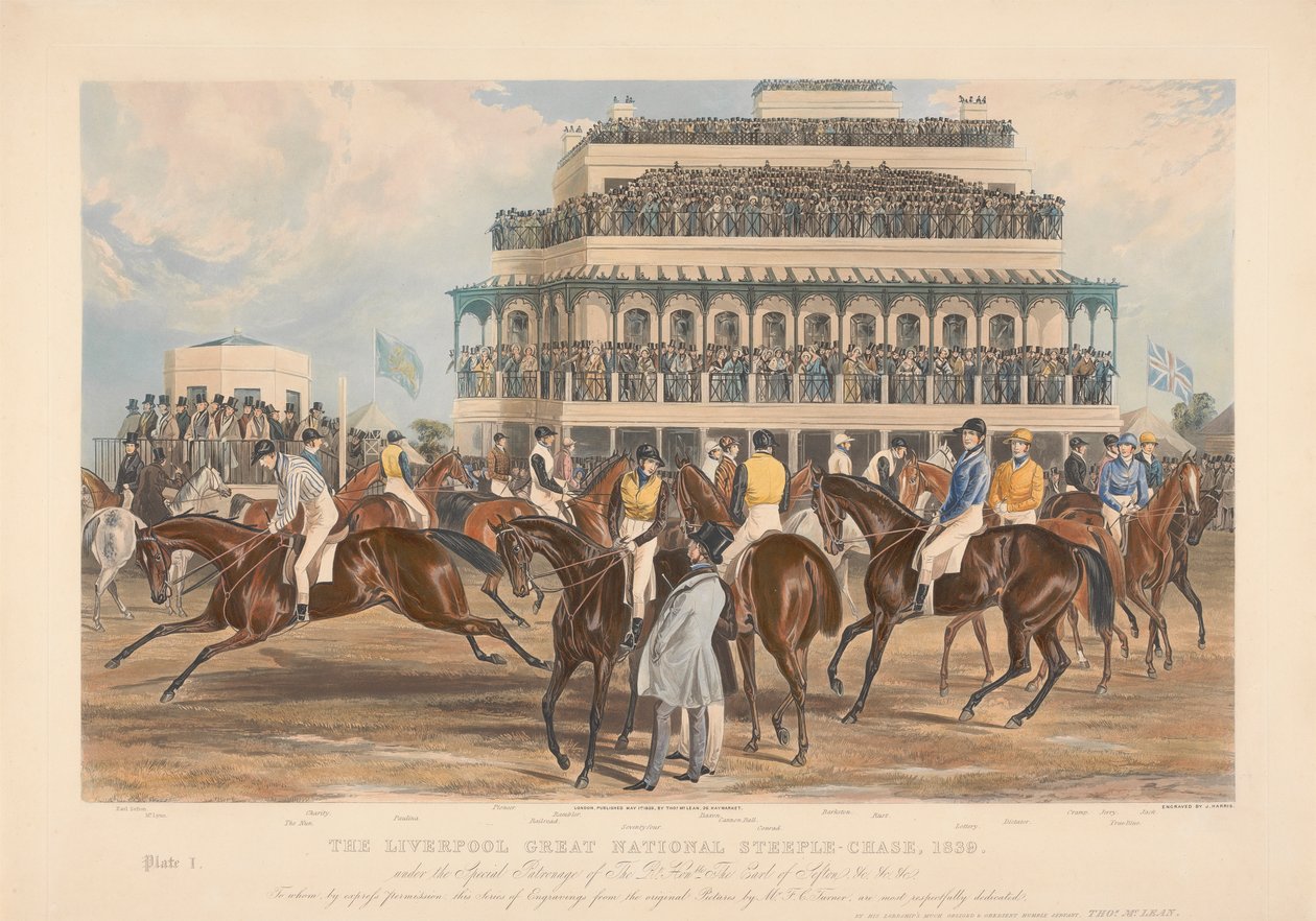 Dörtlü setten biri: Liverpool Great National Steeple-Chase by John Harris