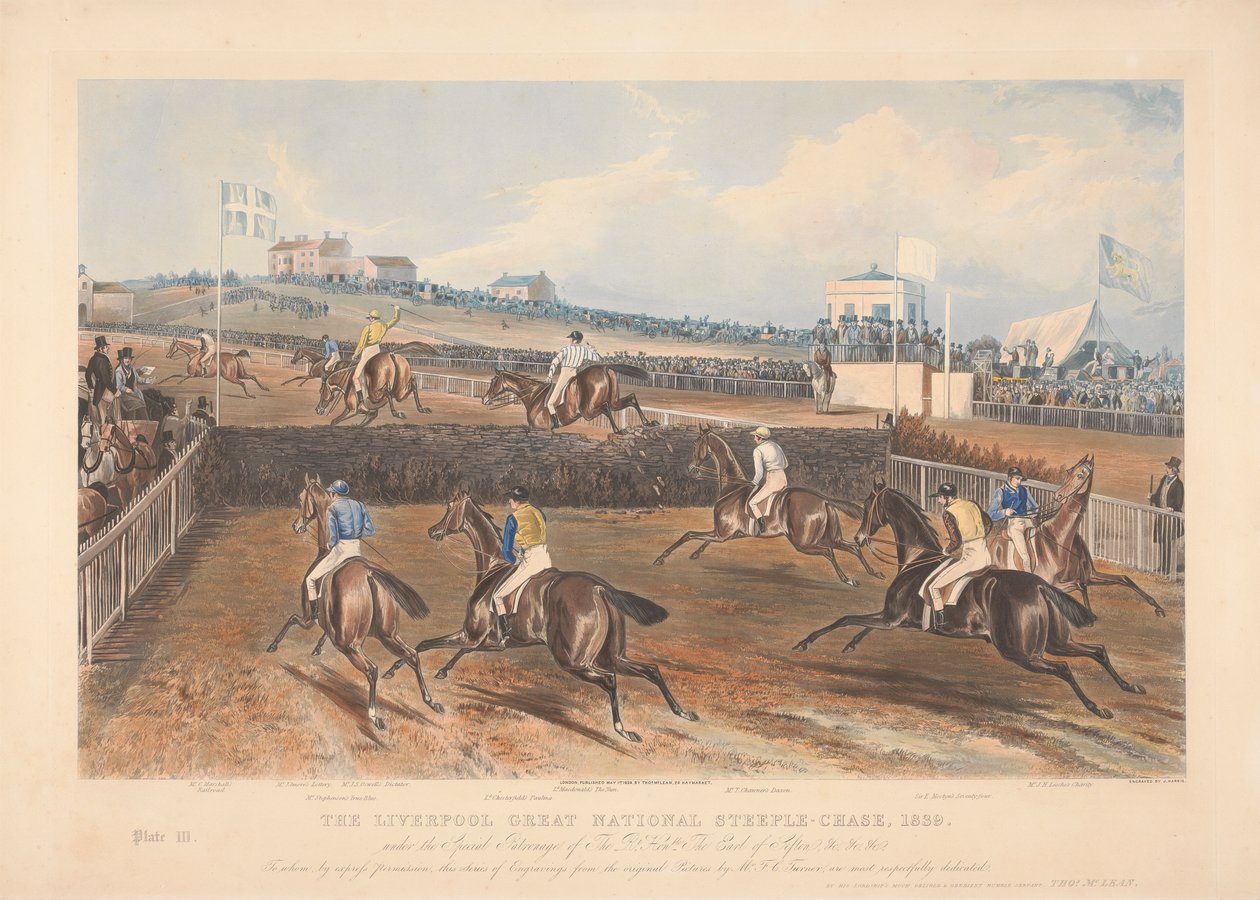 Dörtlü setten biri: Liverpool Great National Steeple-Chase by John Harris