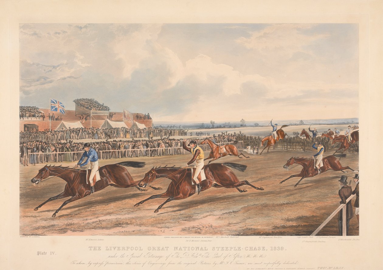 Dörtlü setten biri: Liverpool Great National Steeple-Chase by John Harris