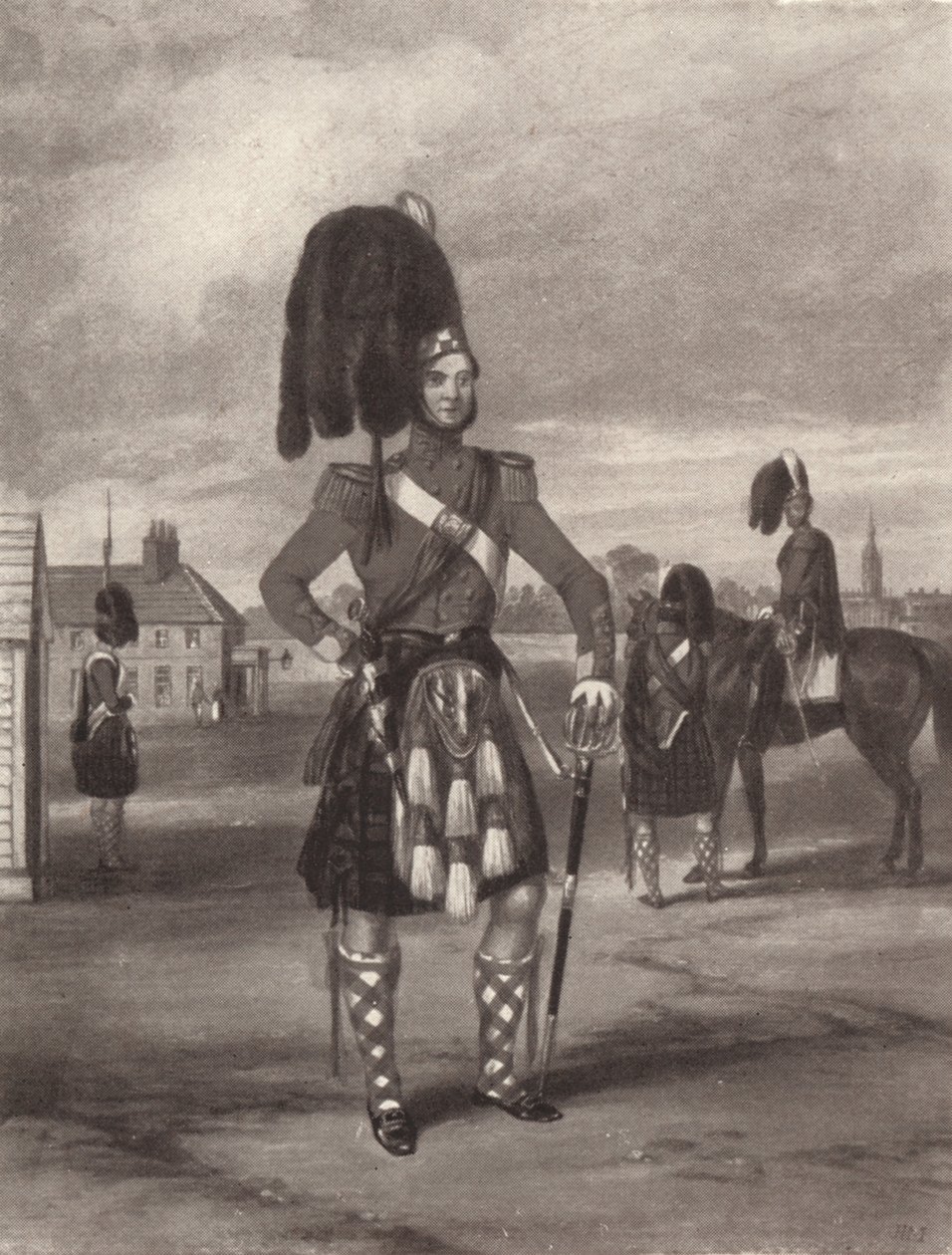 93. Sutherland Highlanders İnceleme Düzeni, c1820-1870, 1909 by John Harris Junior