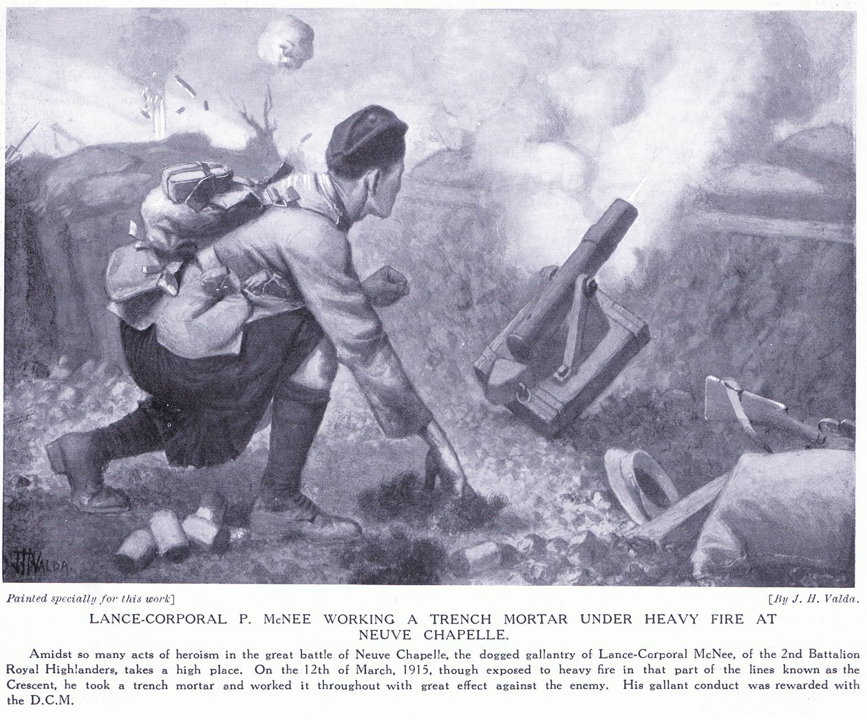 Lance Onbaşı P McNee, Neuve Chapelle