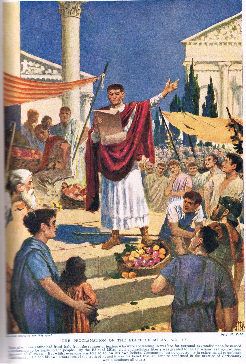 Milano Fermanı Bildirisi, MS 313, 