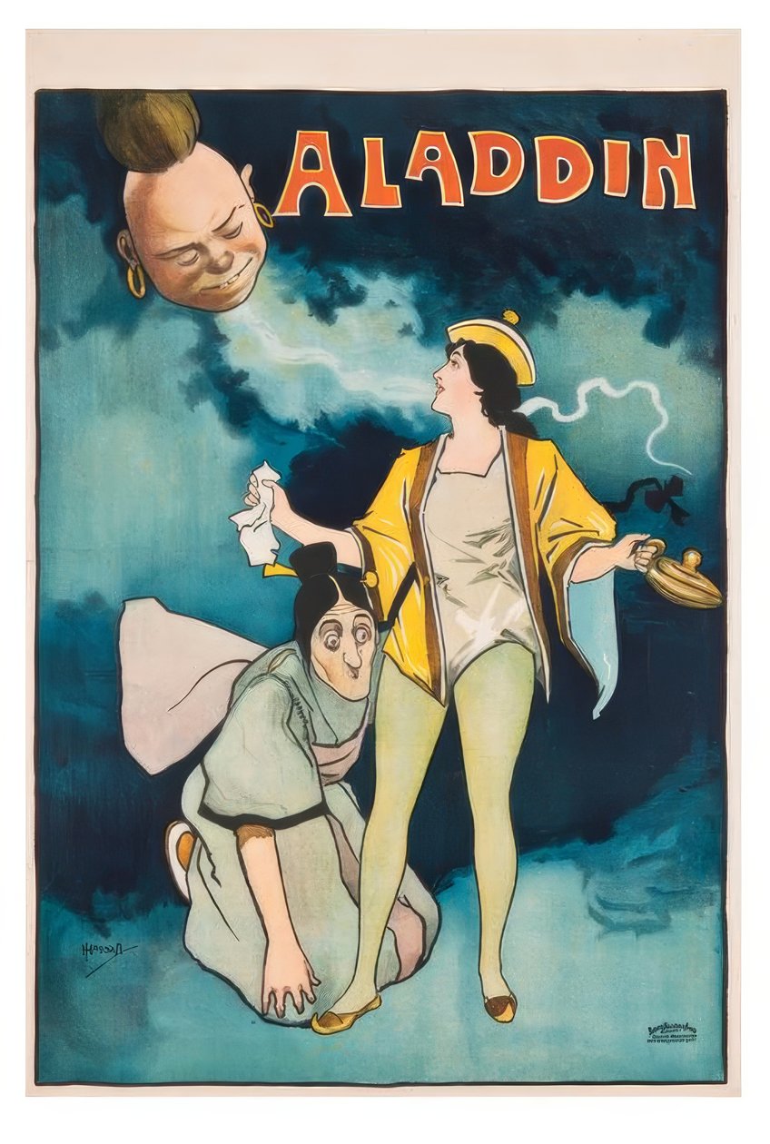 Alaaddin / J. Hassall / Plakat, 1893-1899 by John Hassall