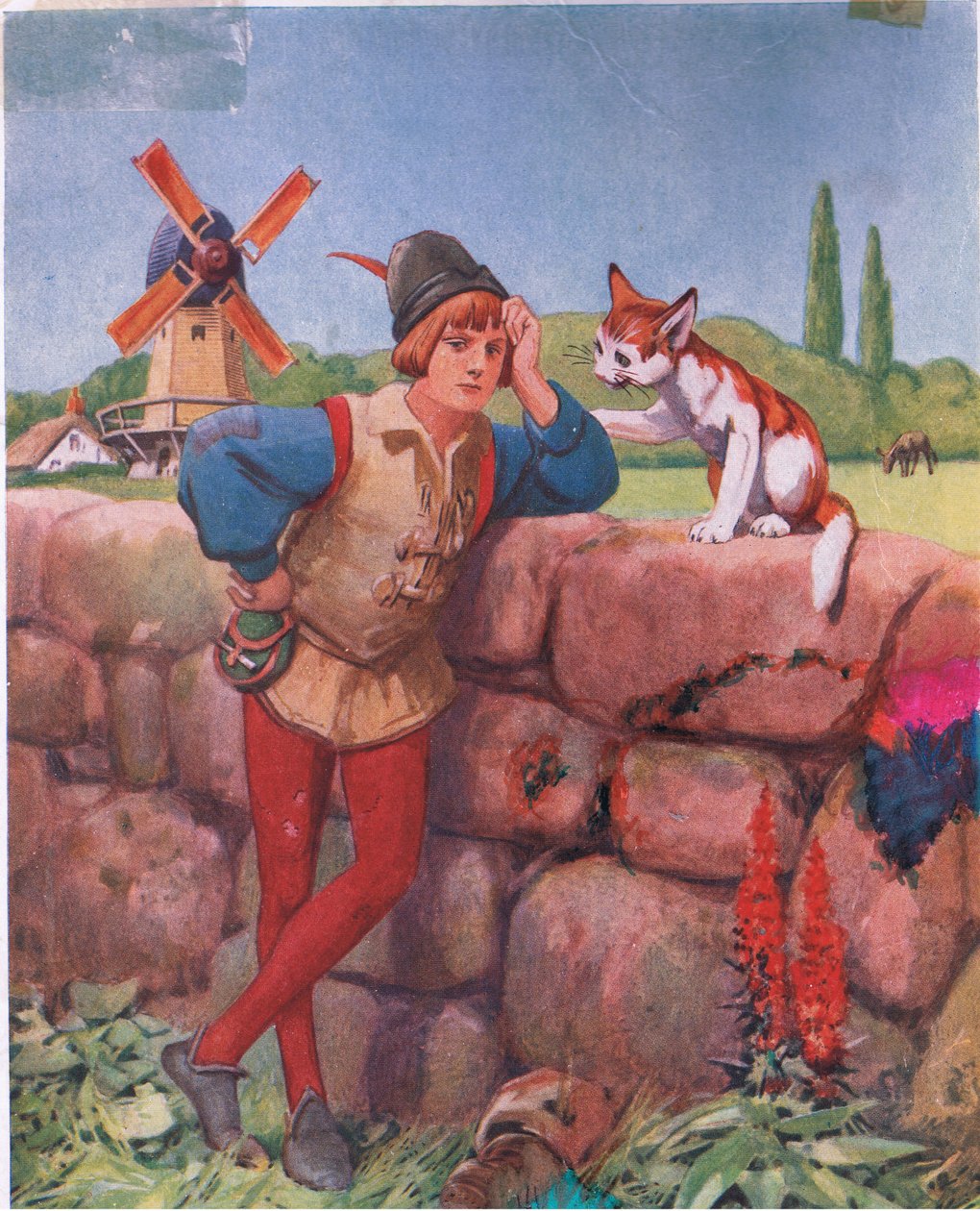 Dick Whittington ve kedisi (taş) by John Hassall