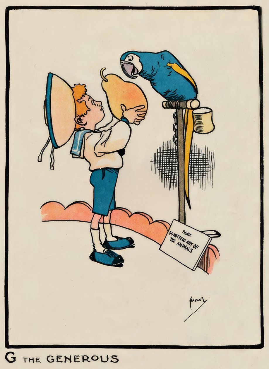 Cömert G / J. Hassall / Zeichnung, 1903 by John Hassall