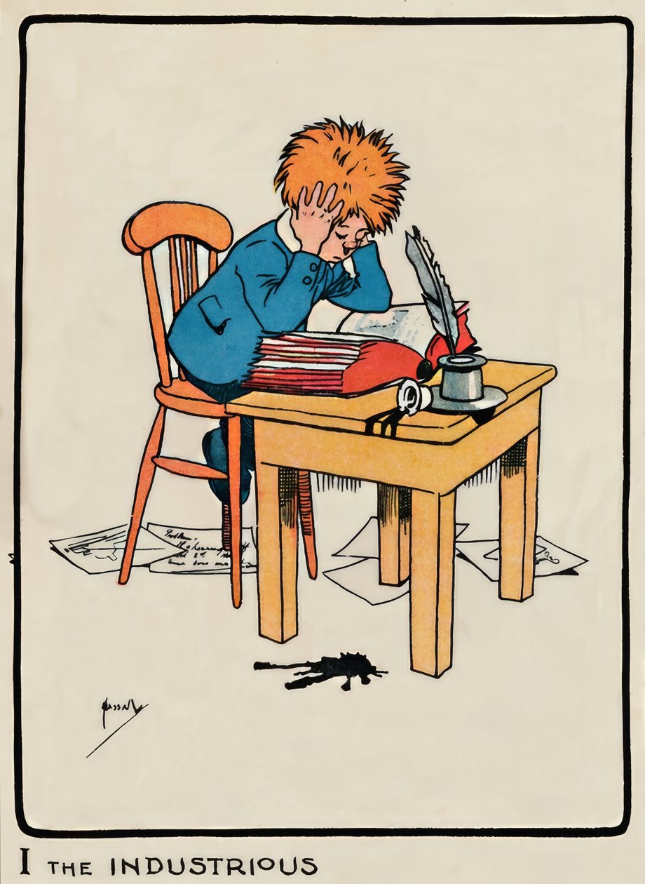 Ben Çalışkan / J. Hassall / Zeichnung, 1903 by John Hassall