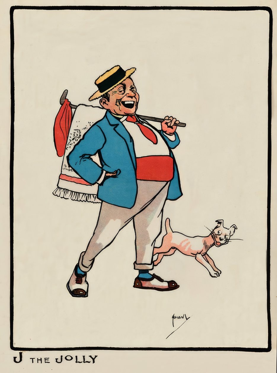 J the Jolly / J. Hassall / çizim, 1903 by John Hassall
