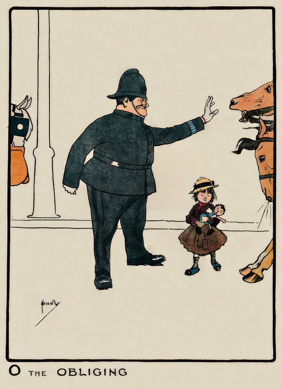 O Zorunluluk / J. Hassall / çizim, 1903 by John Hassall