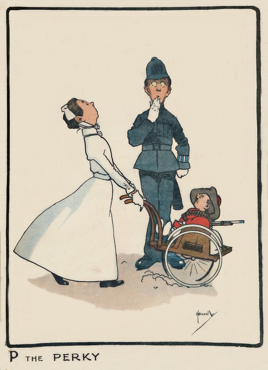 P the Perky / J. Hassall / Zeichnung, 1903 by John Hassall