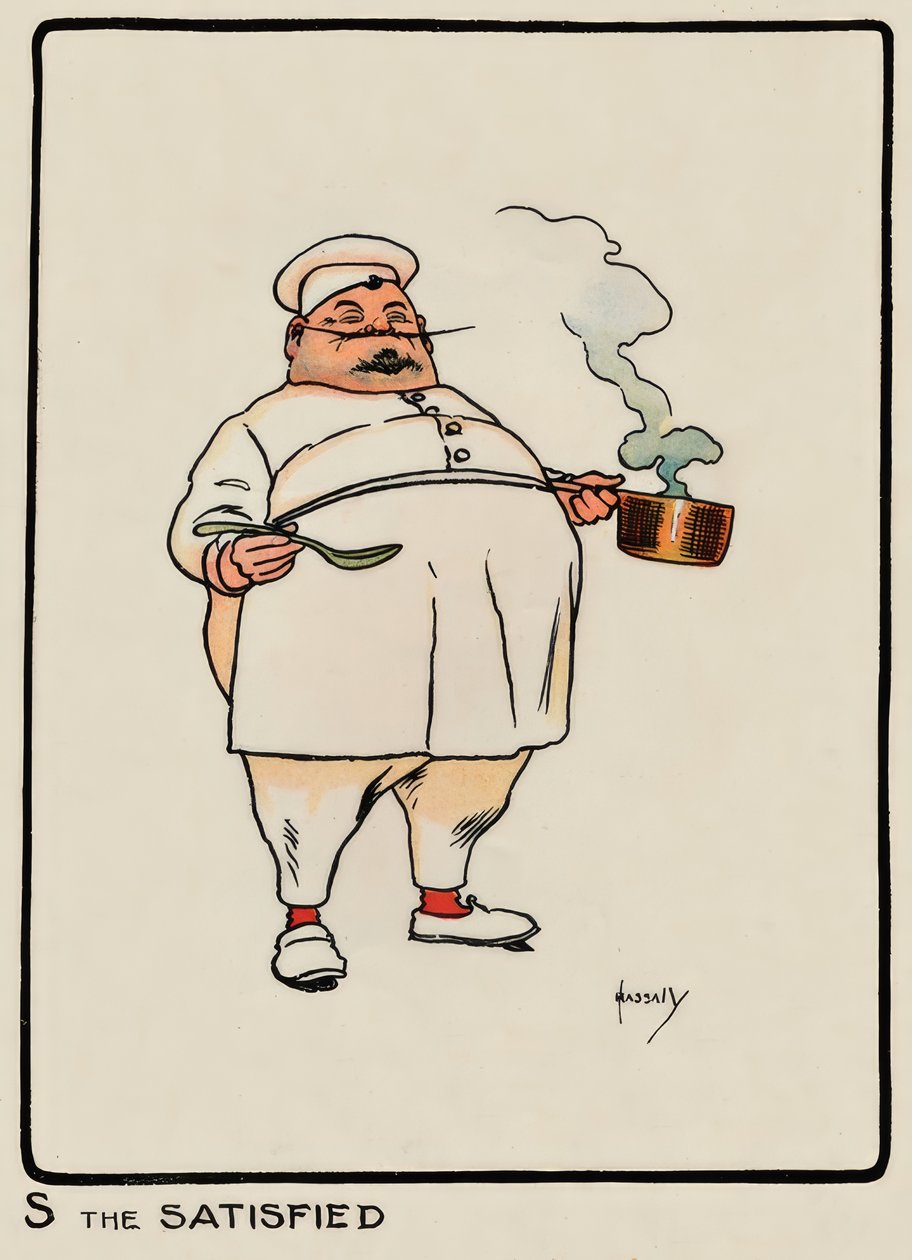 S Memnun / J. Hassall / Zeichnung, 1903 by John Hassall
