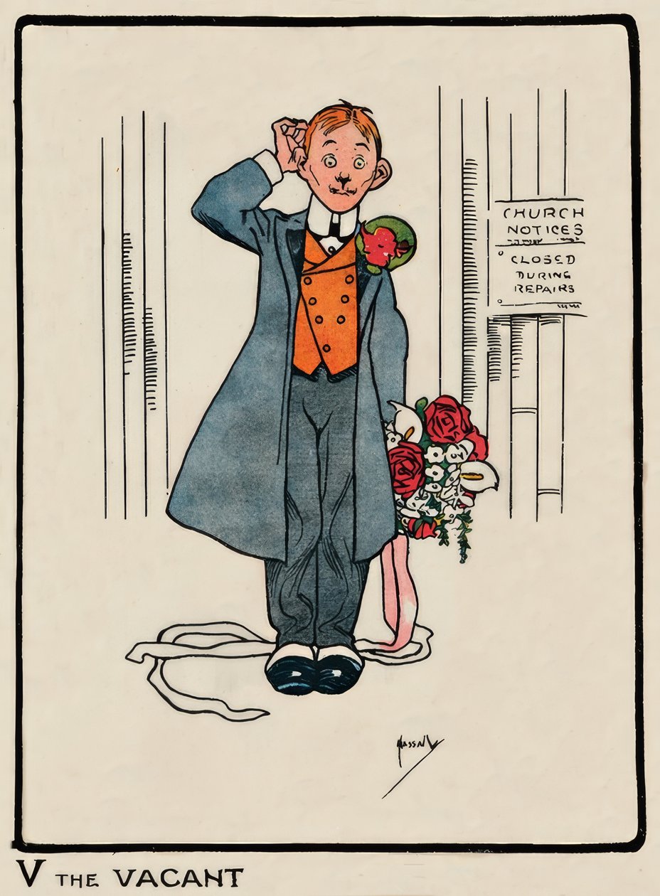 V the Boş / J. Hassall / çizim, 1903 by John Hassall