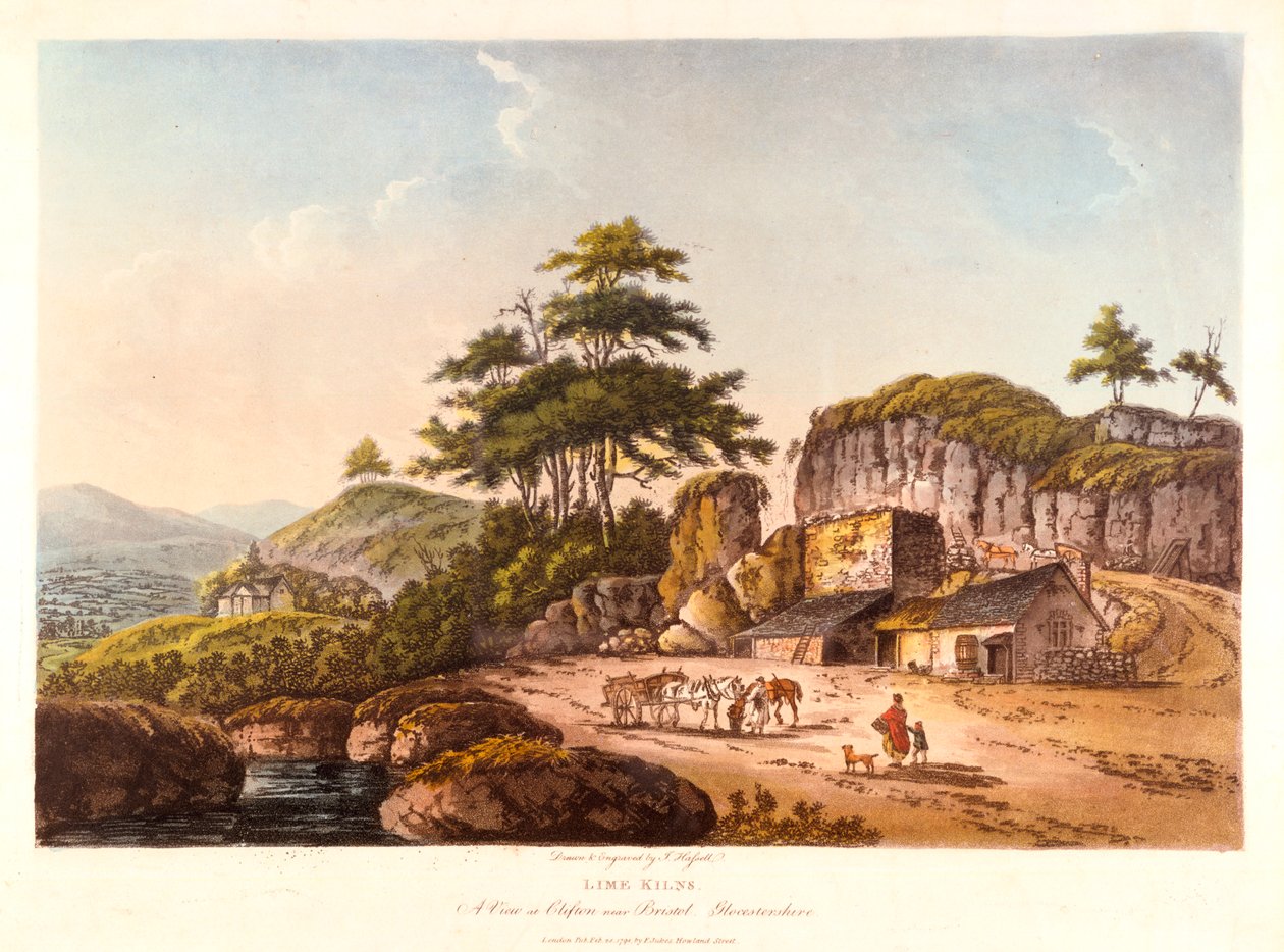 Kireç Fırınları. Bristol yakınlarındaki Clifton