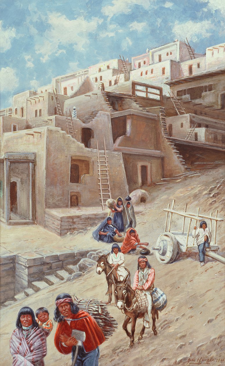 Pueblo Köyü, 1900 by John Hauser