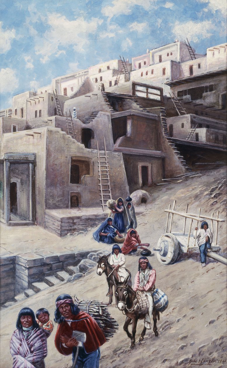 Pueblo Köyü, 1900 by John Hauser