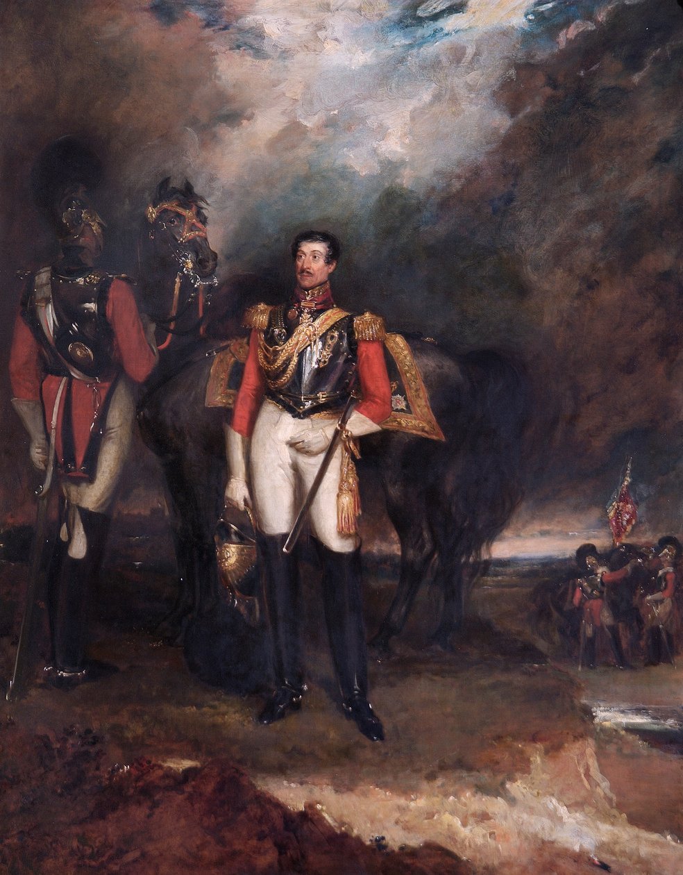 Stapleton Cotton (tuval üzerine yağlıboya) by John Hayter