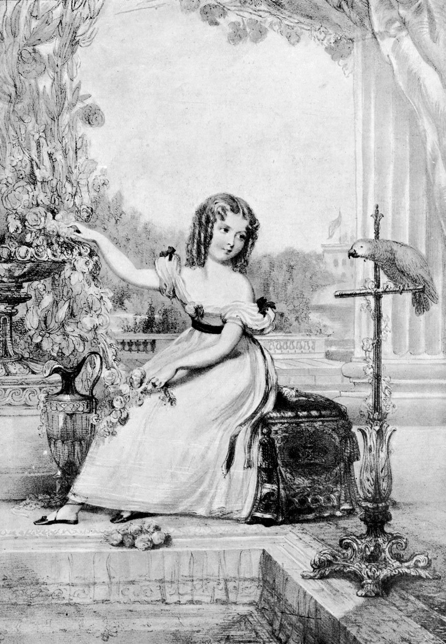 Prenses Victoria on bir yaşında, 1901. by John Hayter