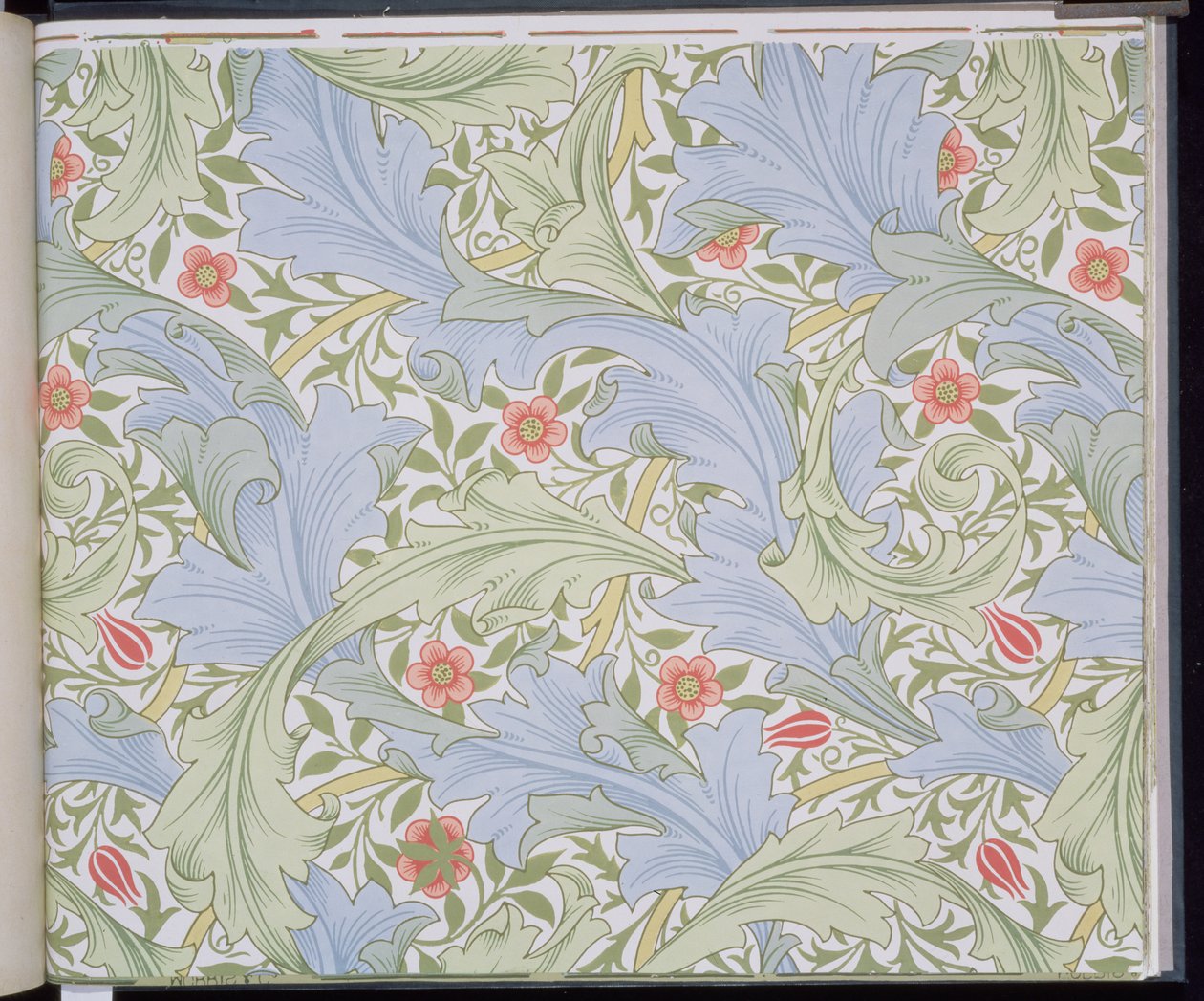 John Henry Dearle (1860-1932) tarafından Morris and Company için tasarlanan Granville duvar kağıdı, 1896 by John Henry Dearle