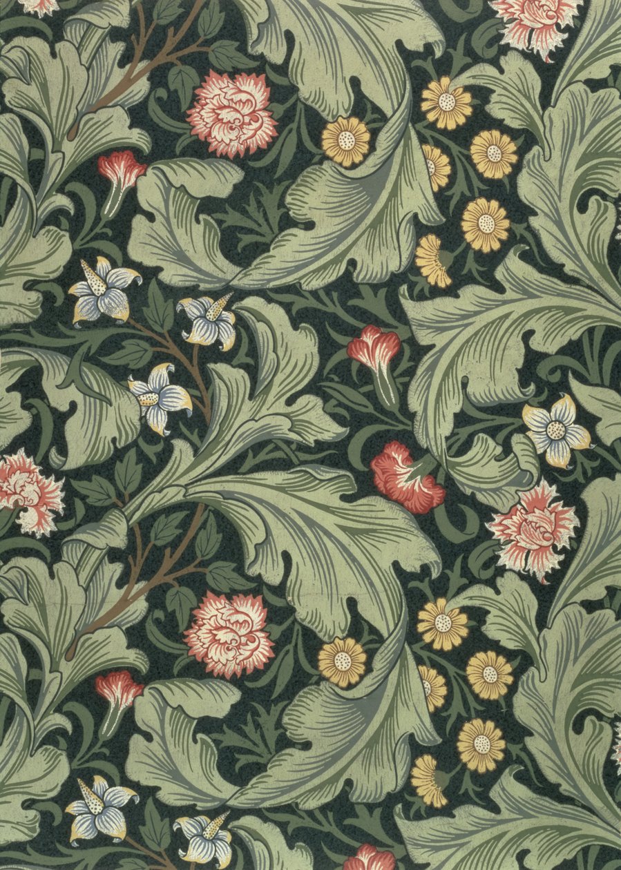 John Henry Dearle (1860-1932) tarafından Morris and Company için tasarlanan Leicester duvar kağıdı, 1911 by John Henry Dearle