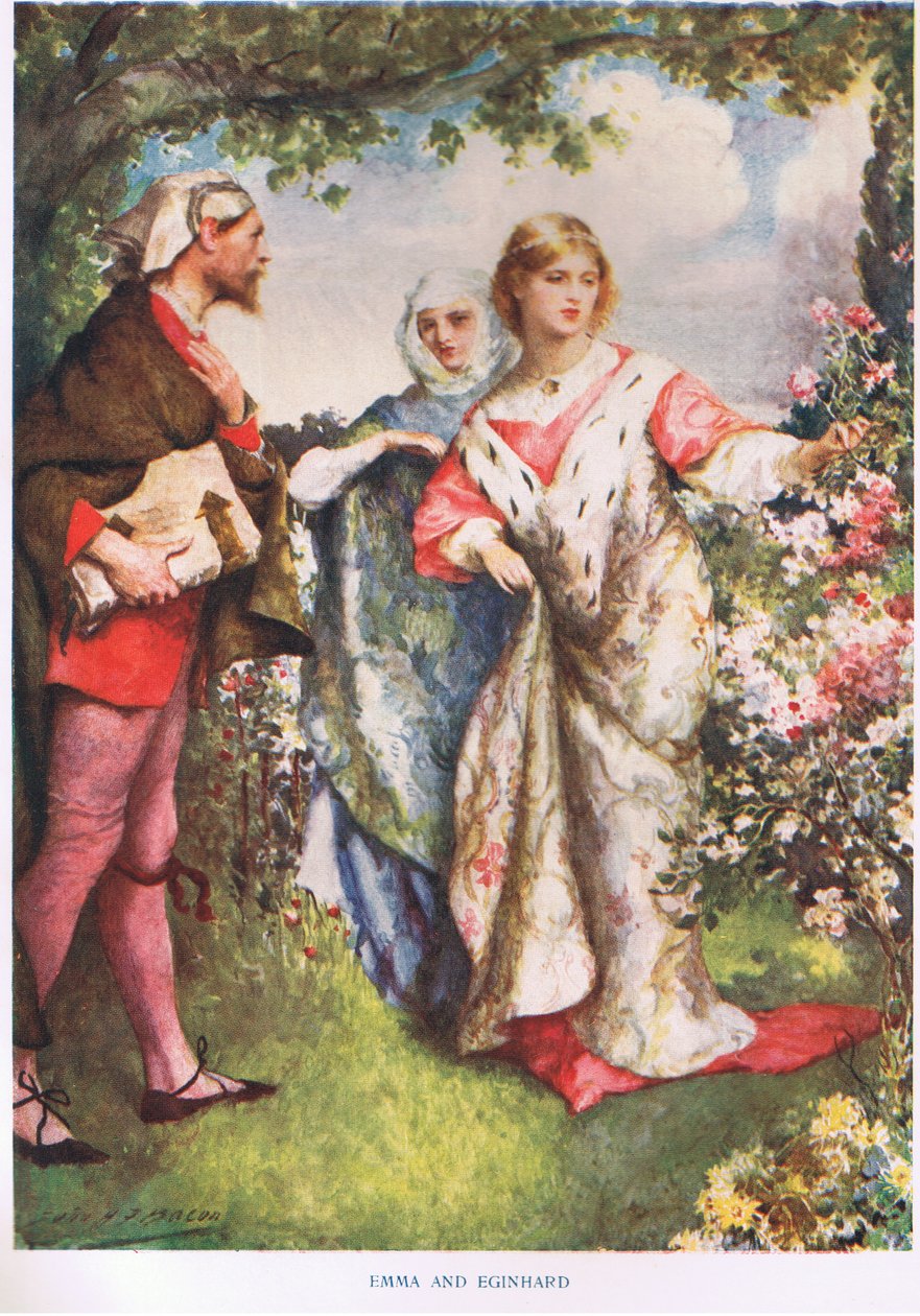 Emma ve Eğinhard by John Henry Frederick Bacon