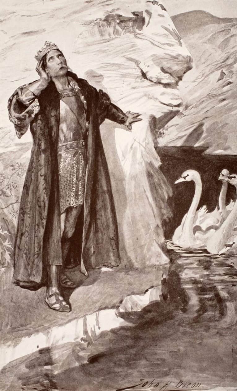Ler ve Kuğular, Charles Squire tarafından 