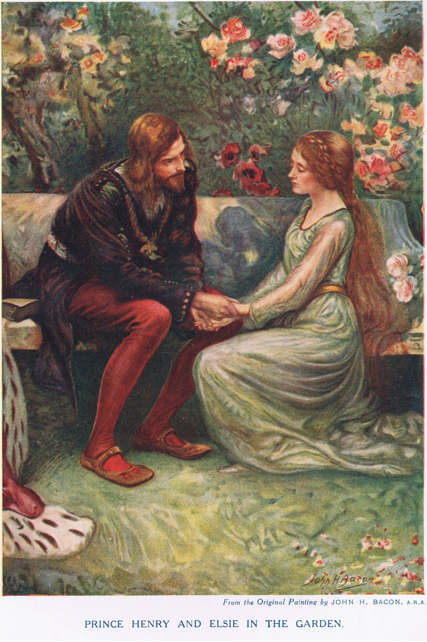 Prens Henry ve Elsie by John Henry Frederick Bacon