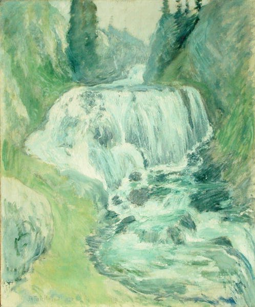 Cascades Şelalesi (tuval üzerine yağlı boya) by John Henry Twachtman