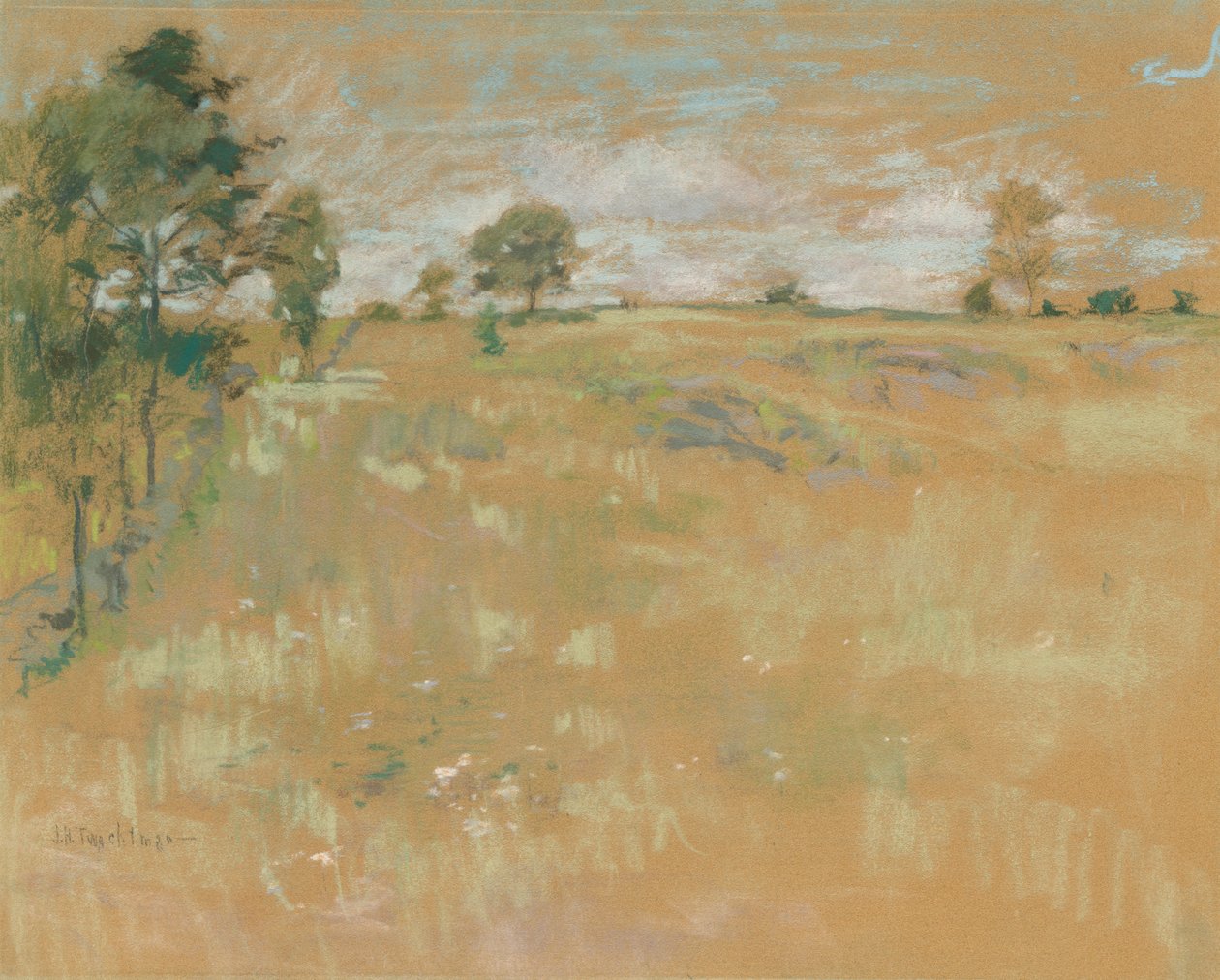 Meralar, Greenwich, Connecticut, c. 1890-1900. by John Henry Twachtman