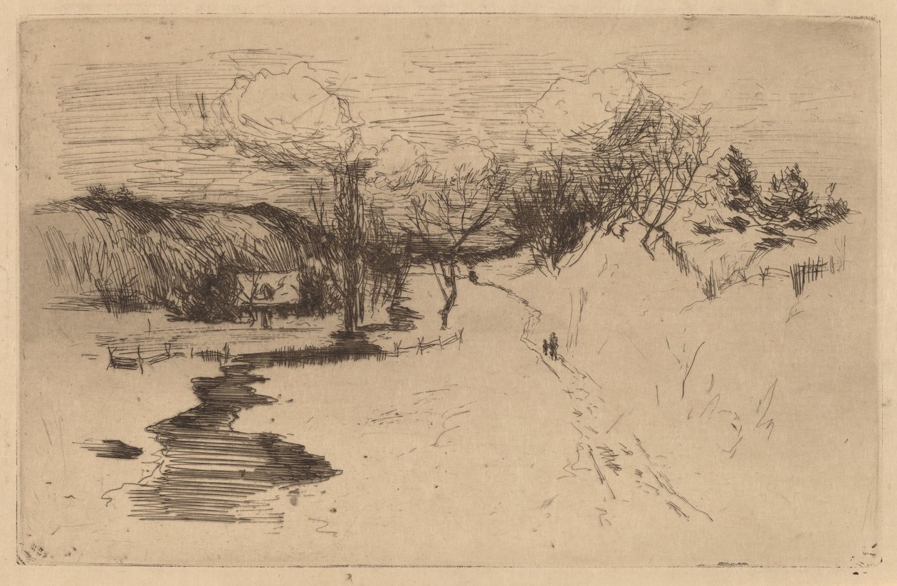 Kış, Avondale by John Henry Twachtman
