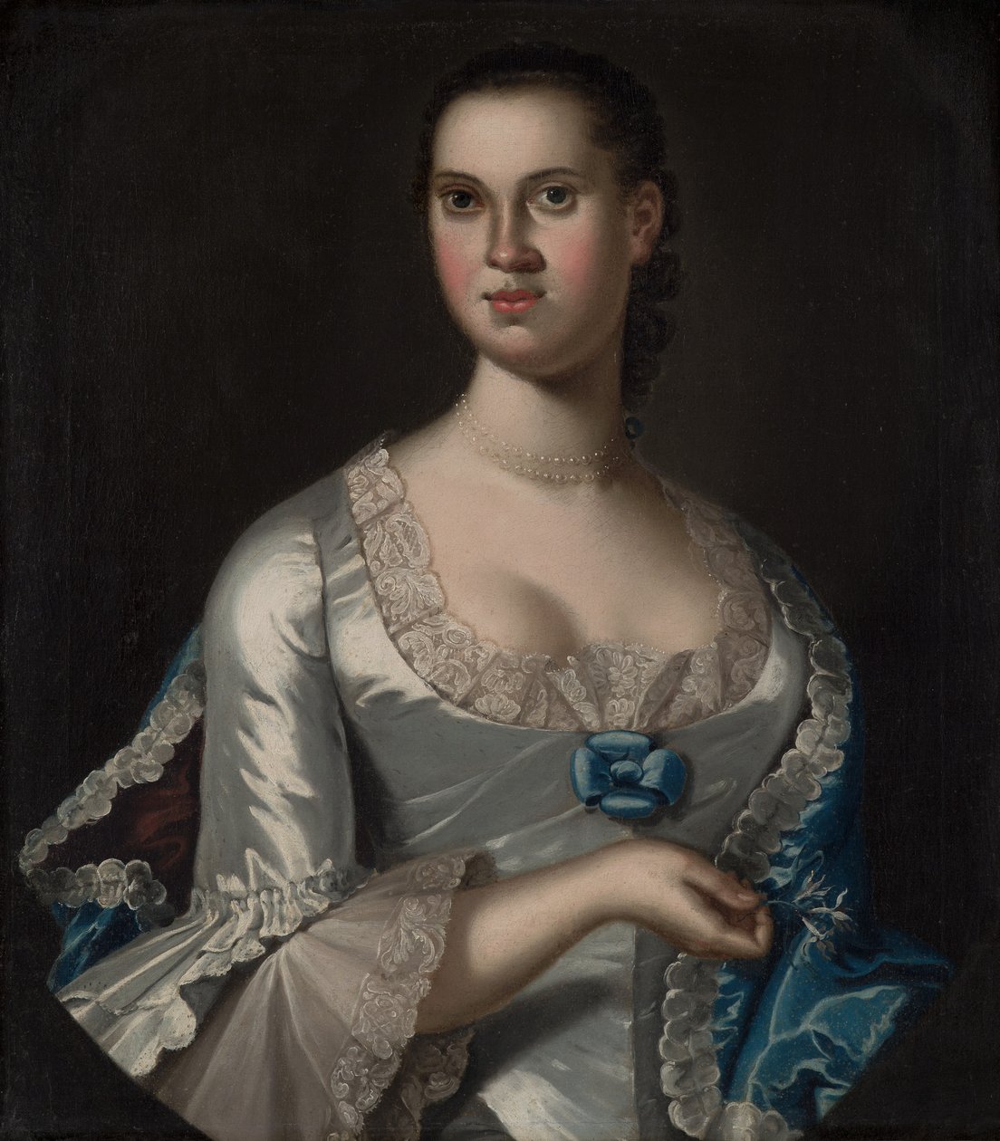 Bayan Elizabeth Smith (kızlık soyadı Elizabeth Chew), 1762 by John Hesselius