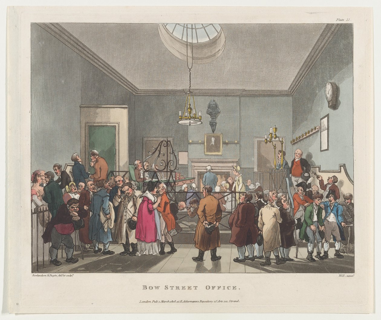 Bow Street Ofisi, 1 Mart 1808., 1 Mart 1808. by John Hill