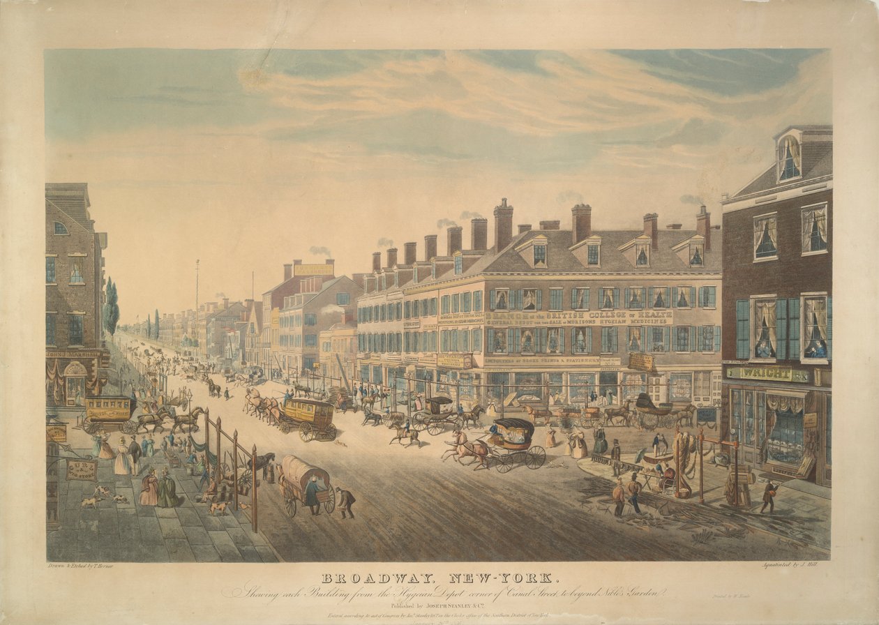Broadway, New York by John Hill